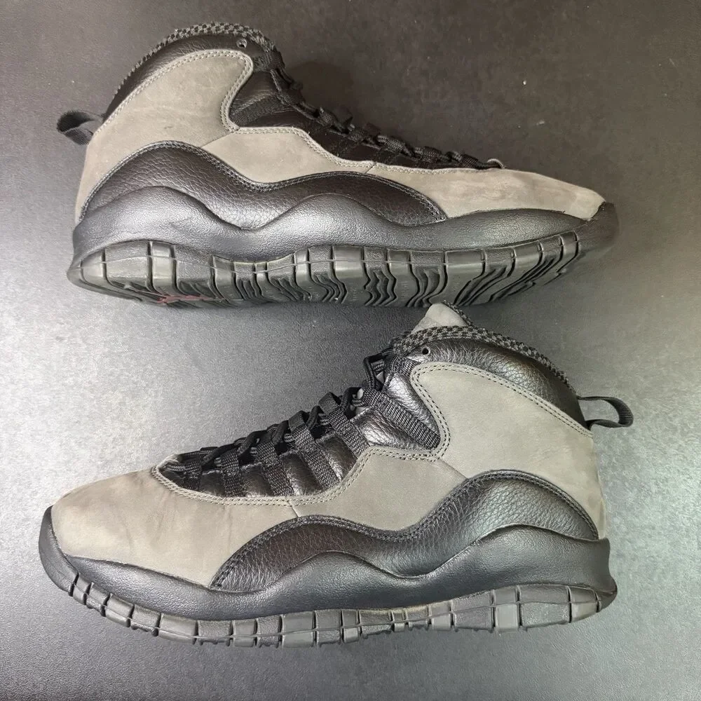 Jordan 10 Retro Shadow 2025 Release Size 10 Men HJ6779-001 Grey/Black